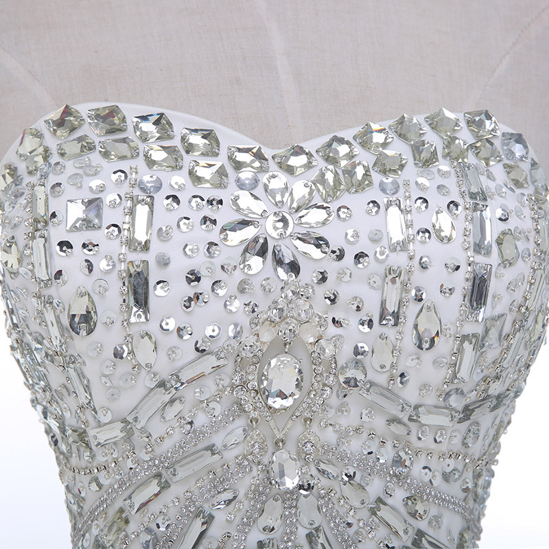 Lace Beaded Ball Gown Wedding Dress