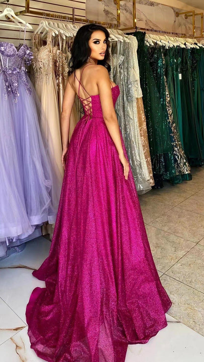 A-line Cowl Neck Tulle Prom Dress With Ruched
