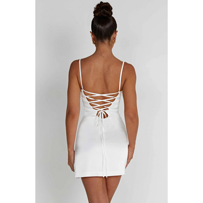 Bodycon Satin Ruched Homecoming Dress