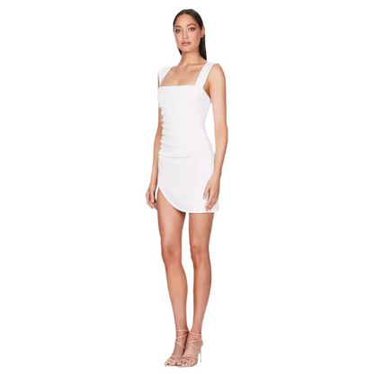 Sparkly Bodycon Sequin Square Neck Homecoming Dress