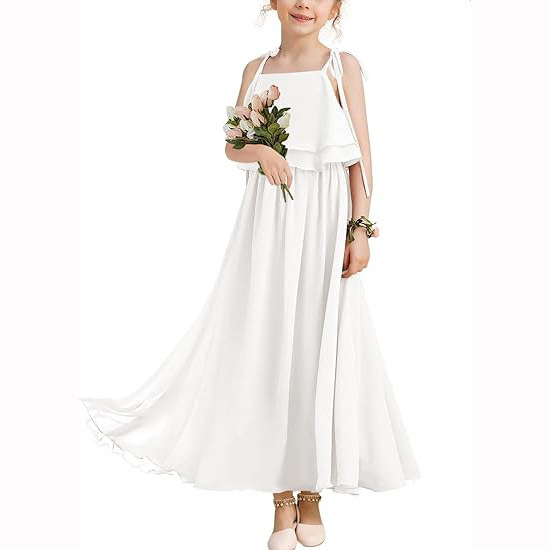Simple Princess Cute Flower Girl Dress