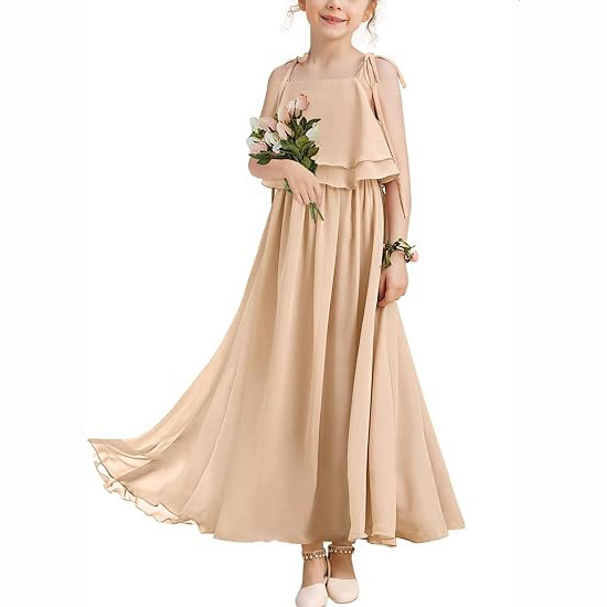 Simple Princess Cute Flower Girl Dress