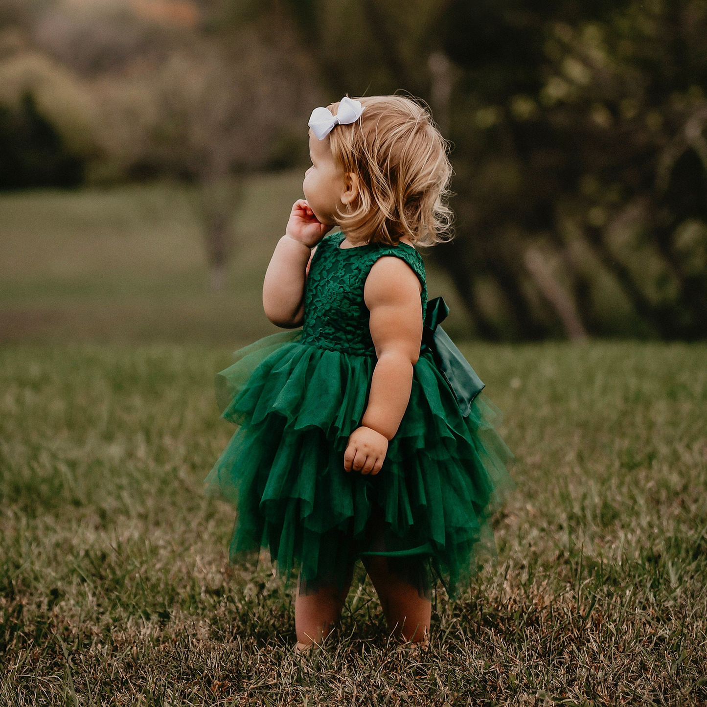 Ball-Gown Scoop Neck Sleeveless Knee-length Flower Girl Dress With Lace