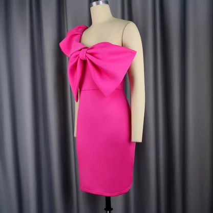 Unique Bodycon One Shoulder Homecoming Dress