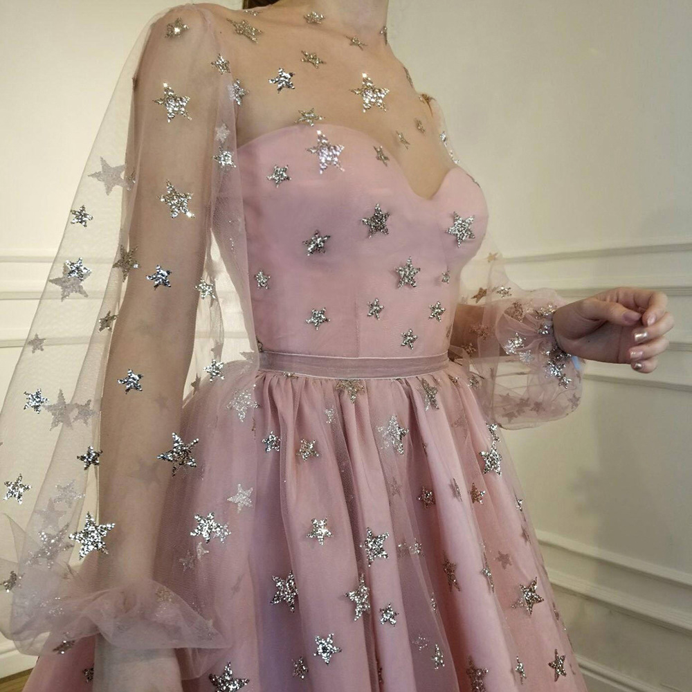 Corset Skater Tulle High Neck Homecoming Dress