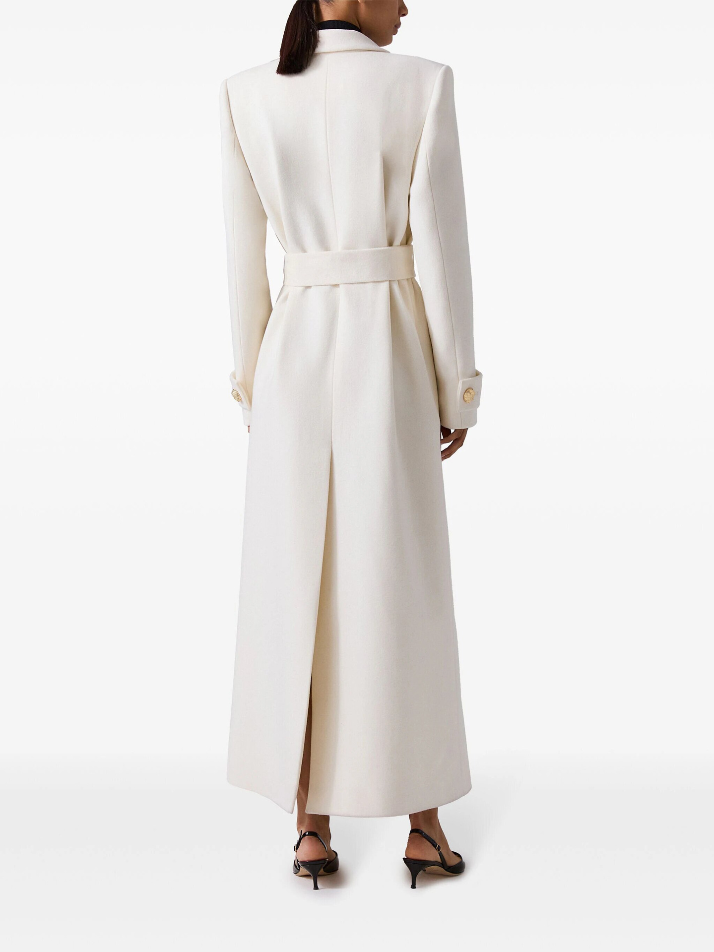 Double-Breasted Belted Coat